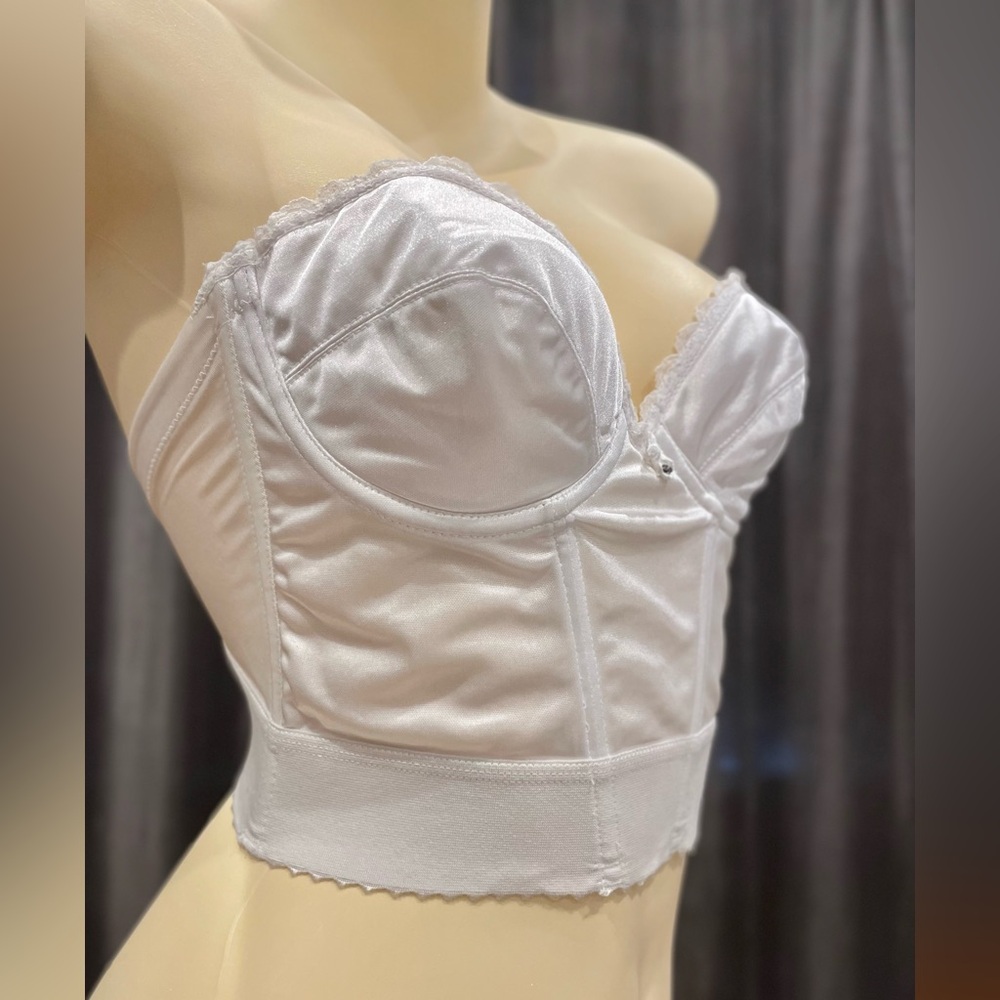 Vintage 34A strapless bustier